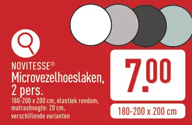 Promotie: Microvezelhoeslaken