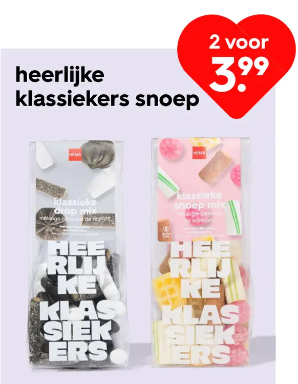 Promotie: heerlijke klassiekers snoep