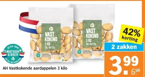 Aanbieding: Vastkokende aardappelen
