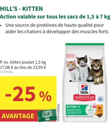 Offre: Hill's - kitten