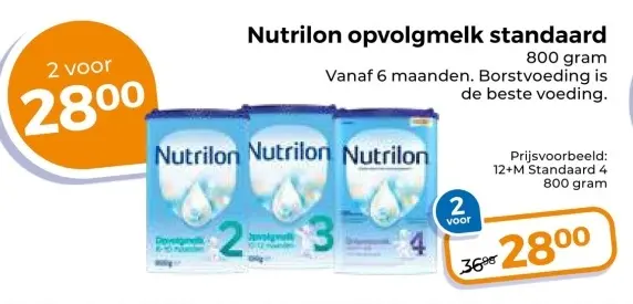 Aanbieding: Nutrilon opvolgmelk standaard