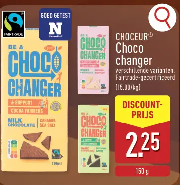 Promotie: Choco changer