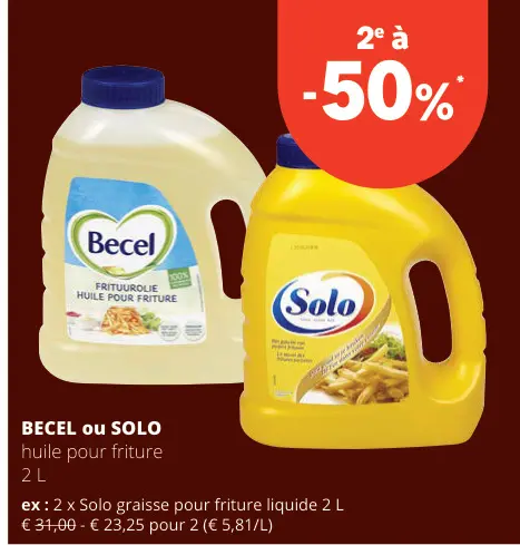 Offre: Huile pour friture