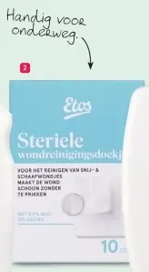 Aanbieding: Steriele wondreinigingsdoekjes