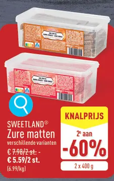 Aanbieding: Zure matten