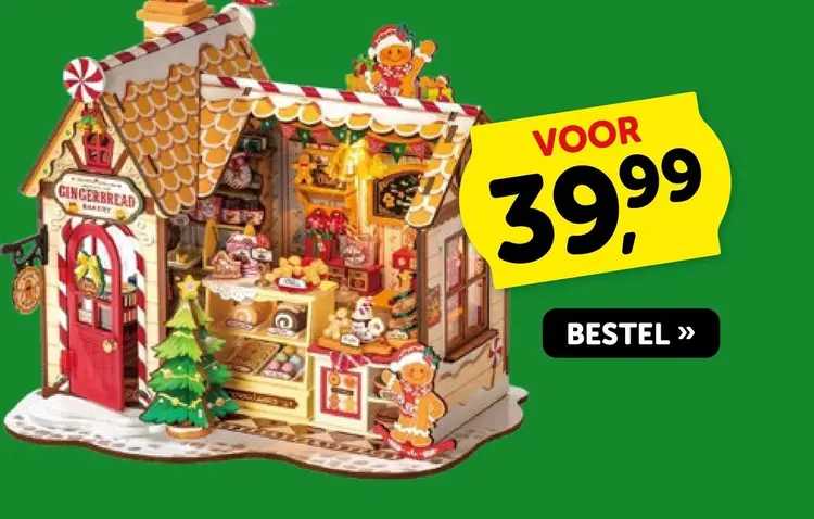 Aanbieding: Gingerbread Bakery & Christmas House miniatuu