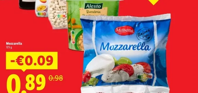 Aanbieding: Mozzarella