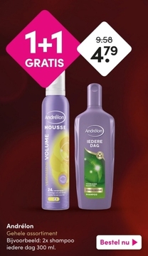 Aanbieding: Andrélon shampoo