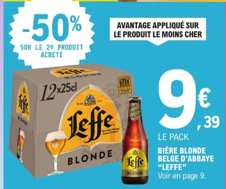 Offre: Bière blonde belge d'abbaye