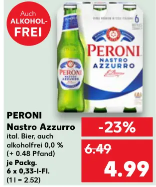Aanbieding: Nastro Azzurro