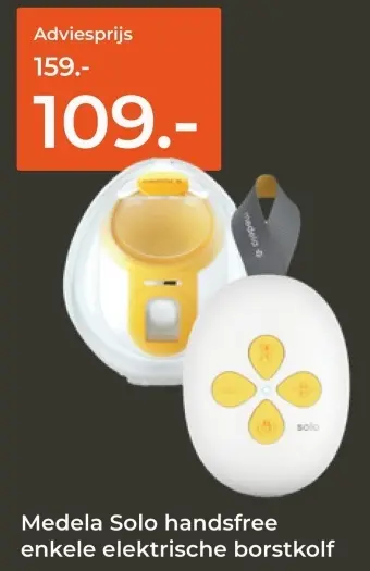 Aanbieding: Medela Solo handsfree enkele elektrische borstkolf