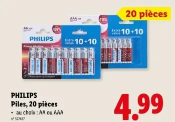 Offre: Piles