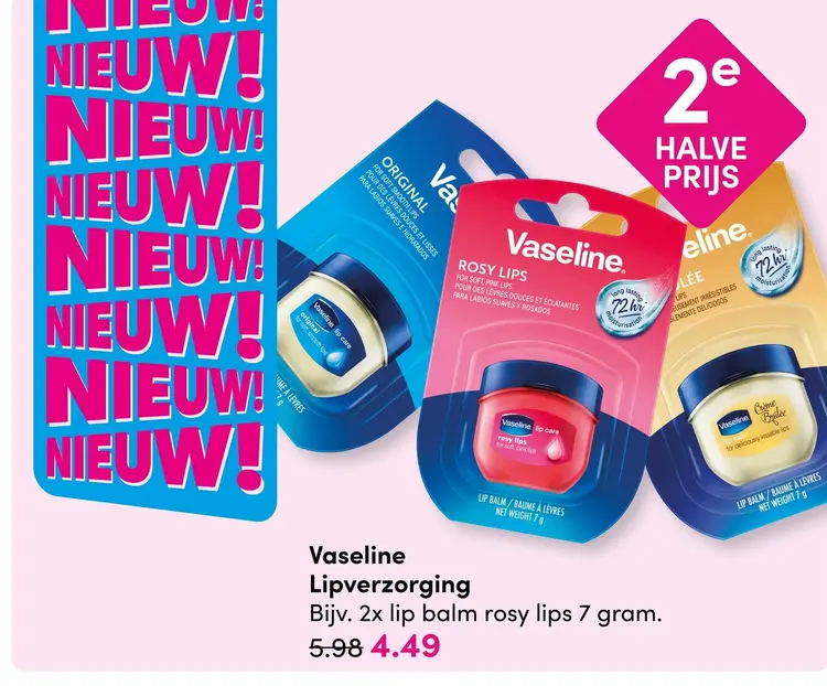 Aanbieding: Vaseline Lipverzorging