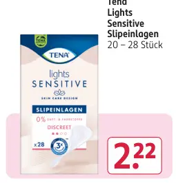 Aanbieding: Tena Lights Sensitive Slipeinlagen