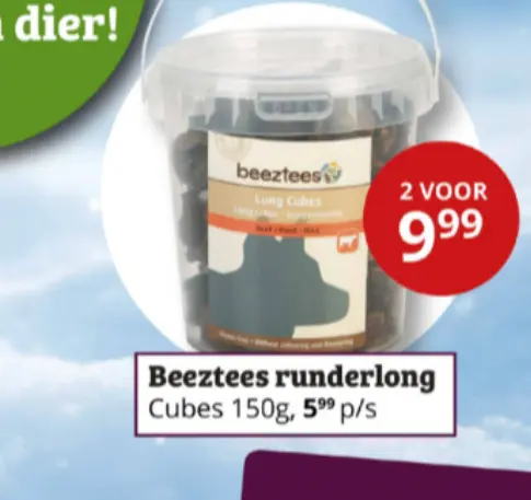 Aanbieding: Beeztees runderlong