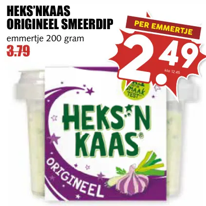 Aanbieding: Heks'nkaas origineel smeerdip