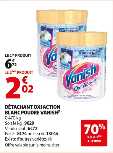 Promotie: Détacant oxi action blanc poudre