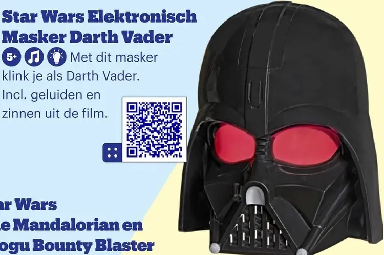 Promotie: Elektronisch Masker Darth Vader