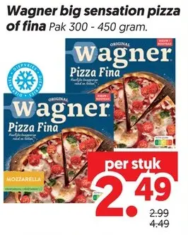 Aanbieding: Big sensation pizza