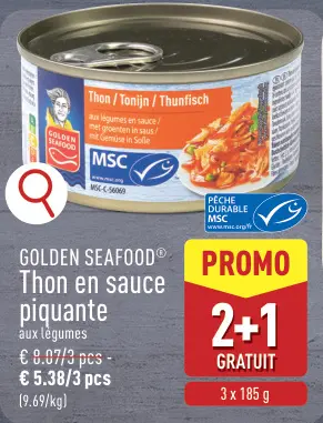 Offre: Thon en sauce piquante aux légumes