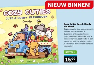 Aanbieding: Cozy Cuties Cute & Comfy kleurboek