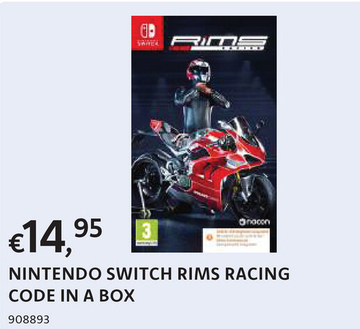 Offre: NINTENDO SWITCH RIMS RACING CODE IN A BOX