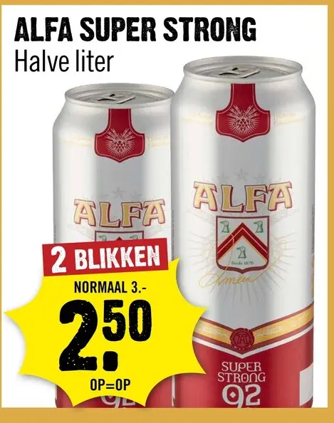 Aanbieding: Alfa Super Strong