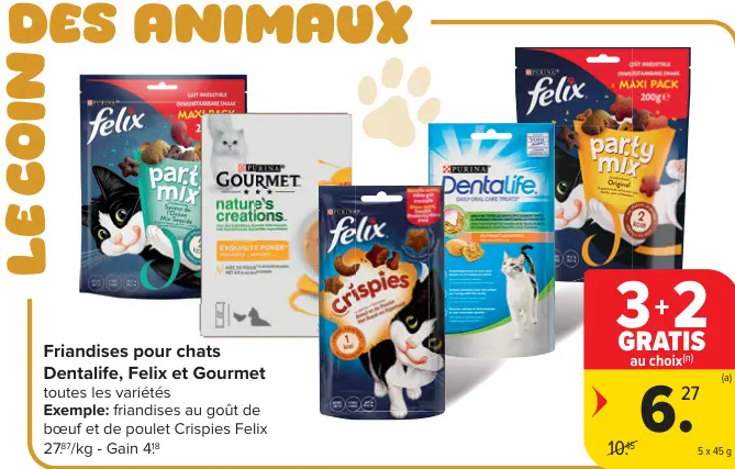 Offre: Friandises pour chats