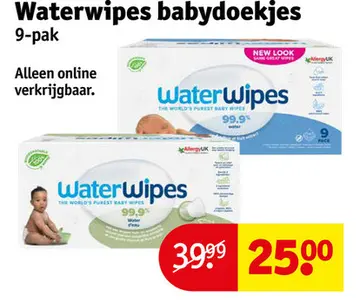 Aanbieding: Waterwipes babydoekjes