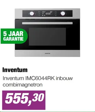 Aanbieding: Inventum IMC6044RK inbouw combimagnetron