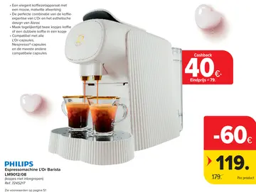 Aanbieding: Espressomachine L'Or Barista LM9012/08