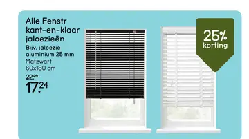 Aanbieding: Alle Fenstr kant-en-klaar jaloezieën