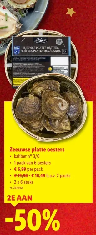 Promotie: Zeeuwse platte oesters