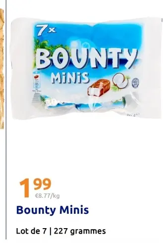 Offre: Bounty Minis