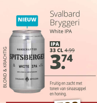 Aanbieding: Svalbard Bryggeri White IPA