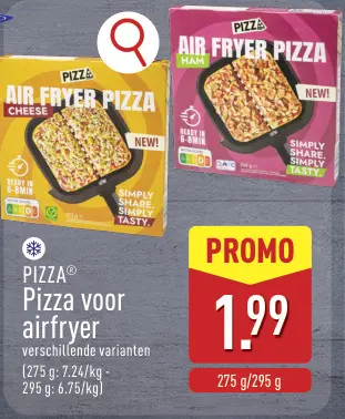 Promotie: Pizza voor airfryer
