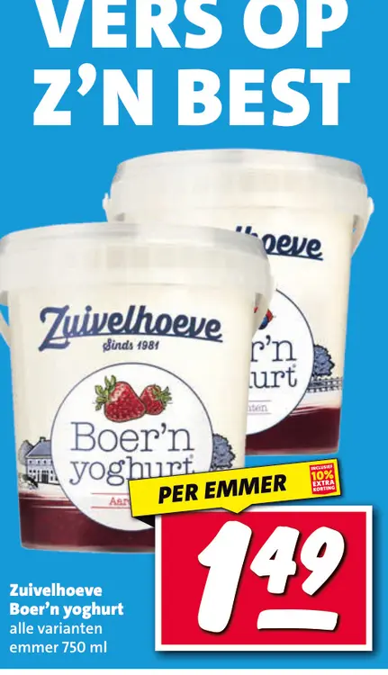 Aanbieding: Boer'n yoghurt
