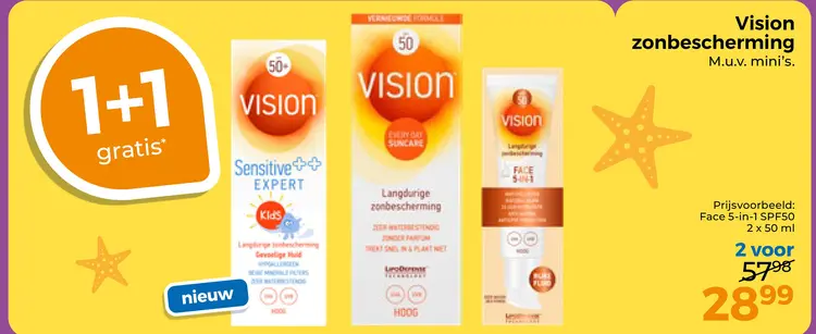 Aanbieding: Vision zonbescherming