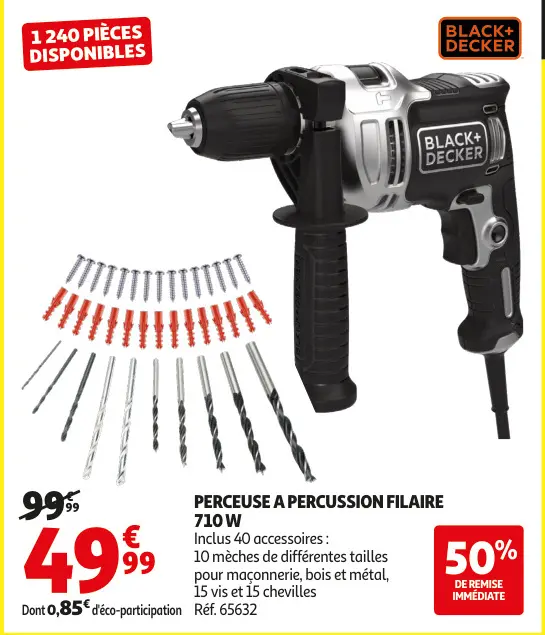 Offre: Perceuse a percussion filaire