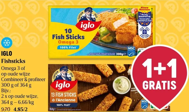 Promotie: Fishsticks Omega 3 of op oude wijze