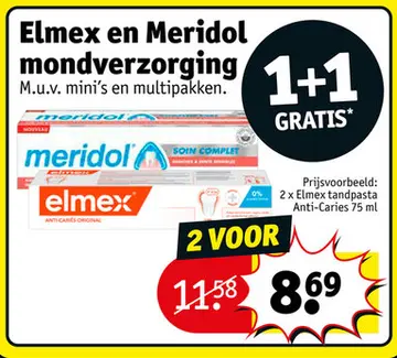 Aanbieding: Elmex en Meridol mondverzorging