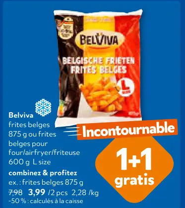 Offre: Frites belges
