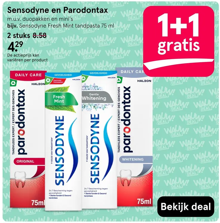 Aanbieding: Sensodyne en Parodontax