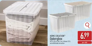 Offre: HOME CREATION® Opbergbox
