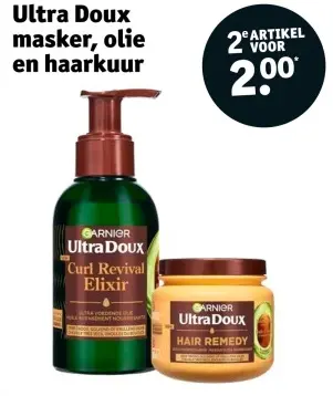 Promotie: Ultra Doux masker, olie en haarkuur