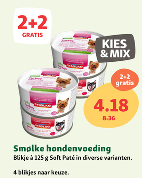 Aanbieding: Smølke hondenvoeding Soft Paté