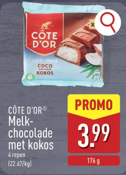 Aanbieding: Melkchocolade met kokos
