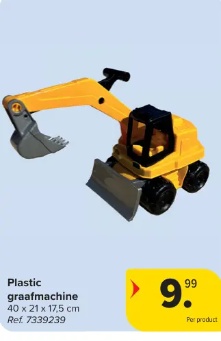 Promotie: Plastic graafmachine