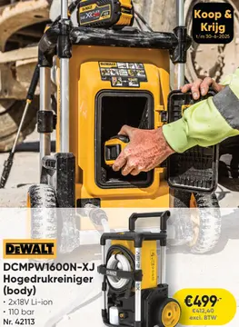 Aanbieding: DCMPW1600N-XJ Hogedrukreiniger (body)