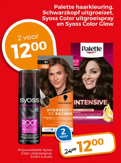 Aanbieding: Haarkleuring, uitgroeiset, uitgroeispray en Color Clow
